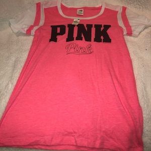 Victoria’s Secret pink shirt
